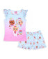 Magic Tears Toddler Girls' Sleep Pajama Sleep Set Shirt And Shorts Kids