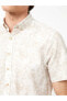 Фото #8 товара Рубашка Regular Fit с коротким рукавом и узором на поплине LC WAIKIKI