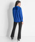 ფოტო #2 პროდუქტის Women's Long-Sleeve Button-Front Blouse