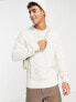 Фото #1 товара New Look heavy cable knit jumper in off white