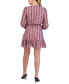 Фото #2 товара Women's Asymmetrical-Flounce-Hem Mini Dress