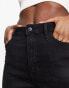 Hollister ultra high rise dad jean in washed black