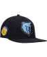 Men's Navy Memphis Grizzlies Primary Logo Snapback Hat
