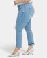 Фото #3 товара Plus Size Sheri Slim Ankle Jeans