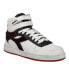 Diadora Magic Basket Mid Icona Leather High Top Mens White Sneakers Casual Shoe