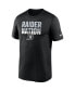 Фото #3 товара Men's Black Las Vegas Raiders Legend Local Phrase Performance T-shirt