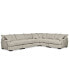 Фото #1 товара Rhyder 5-Pc. Fabric Sectional Sofa with Apartment Sofa, Created for Macy's