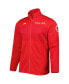 Фото #3 товара Men's Red Texas Tech Red Raiders Knit Warm-Up Full-Zip Jacket