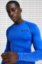 Фото #3 товара Pro Dri Fit Men's Tight Fit Top Slim Fit Uzun Kollu Sweatshirt Body Sax Mavi