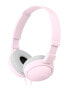 Фото #1 товара Наушники Sony MDR-ZX110 - наушники-гарнитура на голову - музыкальные - розовые - 1,2 м - проводные