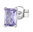 Sparkling silver earring with zircon Allegra RZAL059