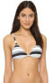 Фото #1 товара KAMALIKULTURE Women's 239749 String Writing Stripe Bikini Top Swimwear Size L