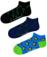 ფოტო #2 პროდუქტის Women's Ankle Bundle 1 W-Cotton Novelty Socks with Seamless Toe, Pack of 3