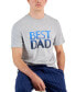 ფოტო #4 პროდუქტის Men's 2-Pc. Best Dad Graphic T-Shirt & Stripe Pajama Pants Set, Created for Macy's