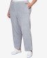 Фото #5 товара Plus Size Drama Queen Casual Average Length Velour Pants