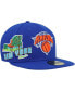 Фото #1 товара Men's Blue New York Knicks Stateview 59FIFTY Fitted Hat