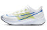 Фото #1 товара Кроссовки женские Nike Zoom Fly 3 легкие дышащие, низкие бело-голубо-желтые