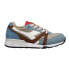 Фото #1 товара Diadora N9000 H Ita Lace Up Mens Blue, Brown, Grey Sneakers Casual Shoes 172782