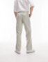 Фото #12 товара Topman wide leg suit trousers in light khaki