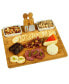 Фото #3 товара Sherborne Large Bamboo Cheese Board Set with 4 Tools and 2 Bowls