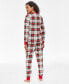 ფოტო #2 პროდუქტის Family Pajamas Women's 2-Pc. Cotton Winterton Plaid Jogger Pajamas Set, Created for Macy's