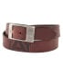 Men's Auburn Tigers Brandish Leather Belt - Brown