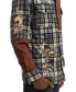 ფოტო #6 პროდუქტის Men's Skulls Embroidered Long Sleeves Overshirt