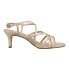 Nina Neptune Evening Womens Beige Dress Sandals NEPTUNE-PLA 10, B, 10 M, Узкая - фото #1