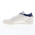 Фото #10 товара Reebok Club C 85 Mens White Leather Lace Up Lifestyle Sneakers Shoes