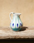 Jug with blue stripes Голубой, 18 x 22 x 27 cm - фото #1