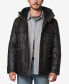 ფოტო #1 პროდუქტის Men's Harrigan Resin & Faux Wool Combo Parka