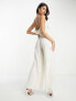Фото #2 товара Starlet Bridal exclusive embellished cowl neck jumspuit