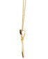 ფოტო #2 პროდუქტის Chocolate Diamond & Vanilla Diamond Infinity-Inspired 18" Pendant Necklace (1/5 ct. t.w.) in 14k Gold
