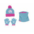 Фото #1 товара Шапка, перчатки и хомут для шеи Frozen Memories Синий