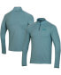 ფოტო #1 პროდუქტის Men's Valspar Championship Teal T2 Green Half Moon Raglan Quarter-Zip Top