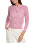 Фото #1 товара St. John Pointelle Cardigan Women's