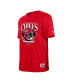 Фото #3 товара Men's Red Kansas City Chiefs Team Logo T-shirt