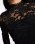 Фото #6 товара New Look long sleeve lace body in black