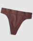 Фото #4 товара Women's Seamless Thong Underwear, Created for Macy's