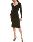 Фото #1 товара Платье JL LUXE Ribbed Sweaterdress Женское черное