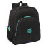 School Bag F.C. Barcelona Black 32 X 38 X 12 cm