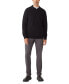 Men's Merino Wool Long-Sleeve Polo Sweater