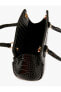 Фото #15 товара Сумка Koton Kroko Tote Faux Leather Medium Size
