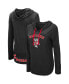 ფოტო #1 პროდუქტის Women's Black Wisconsin Badgers My Lover Lightweight Hooded Long Sleeve T-shirt