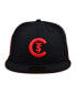 ფოტო #3 პროდუქტის Men's Black St. Christopher Club Black Fives Fitted Hat
