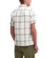 Men's Croft Short Sleeve Button-Front Tartan Pattern Shirt