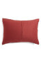 Nordstrom At Home 165776 Red Basket Weave Sham Size Standard 28" x 20"