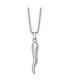 Фото #1 товара Chisel polished Italian Horn Pendant on a Ball Chain Necklace