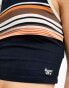 Superdry vintage stripe surf tank in orange stripe