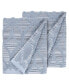 Textiles Alev Jacquard 2 Piece Turkish Cotton Hand Towels Set